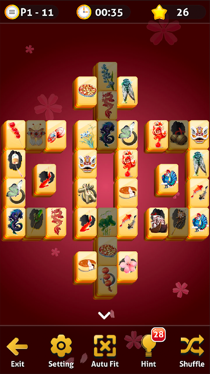 Mahjong Solitaire - Oriental Journey Screenshot 2 