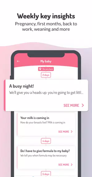 LactApp: Breastfeeding expert Screenshot 2 