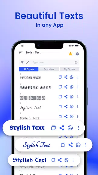 Stylish Text: Cute Fonts Style Screenshot 2 