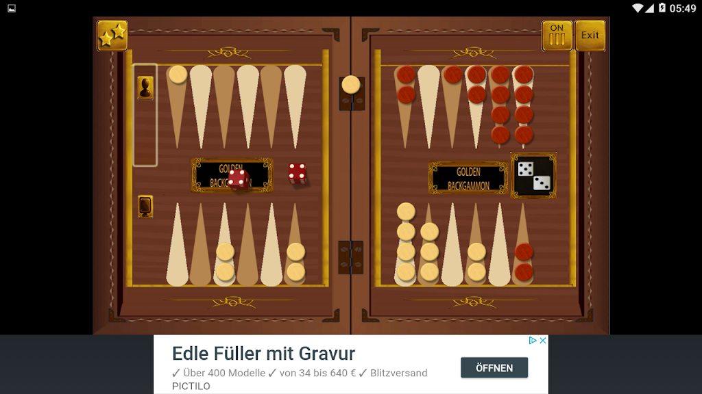 GOLDEN BACKGAMMON Screenshot 2