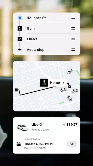 Uber - Request a ride Screenshot 2