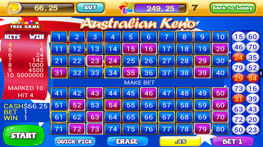 World Casino - Free Keno Games Screenshot 3