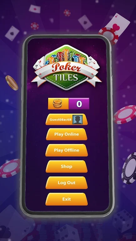 Poker Tiles Screenshot 2