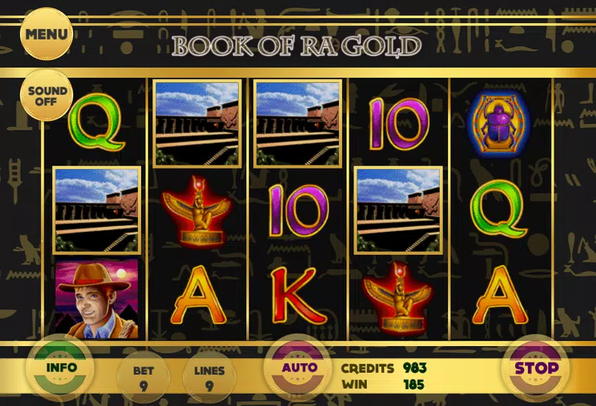 Book of RA Gold Slot Screenshot 2