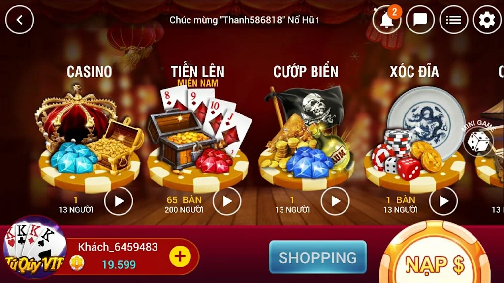 Game danh bai doi thuong by Tuquyvip Gaming Screenshot 3