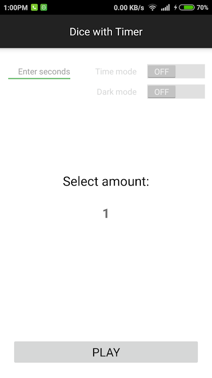 Dice with Timer - Free dice roller Screenshot 2 