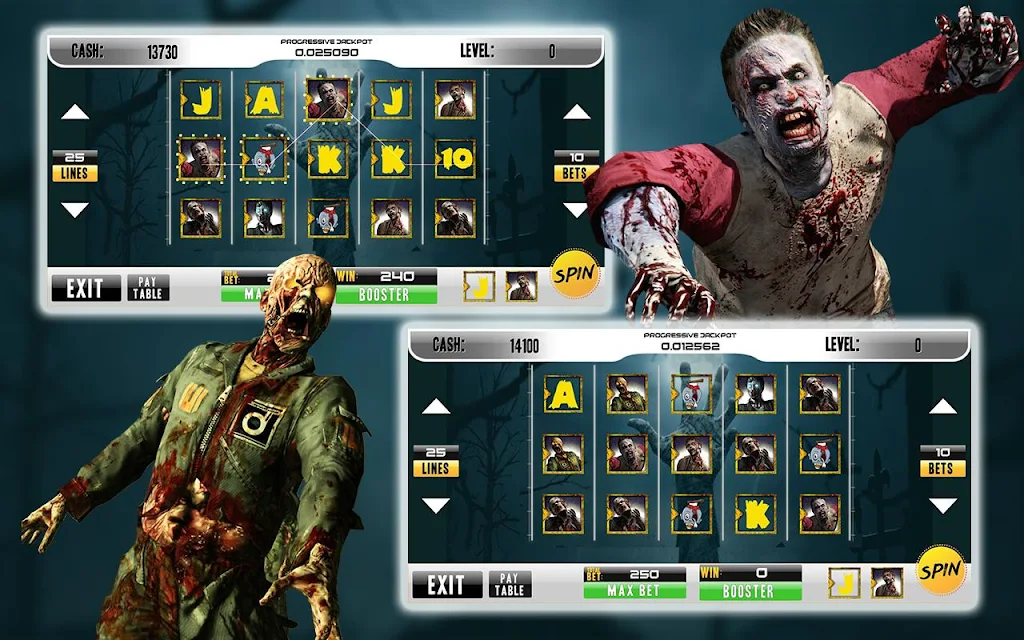 Casino Walking Zombie Slots Machine Screenshot 4