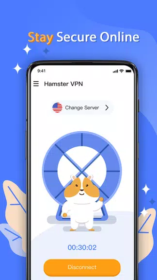 VPN Hamster-unlimited & security VPN proxy Screenshot 1