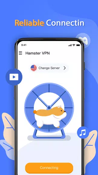 VPN Hamster-unlimited & security VPN proxy Screenshot 3