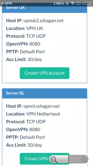 SSHAGAN: Free VPN Screenshot 1