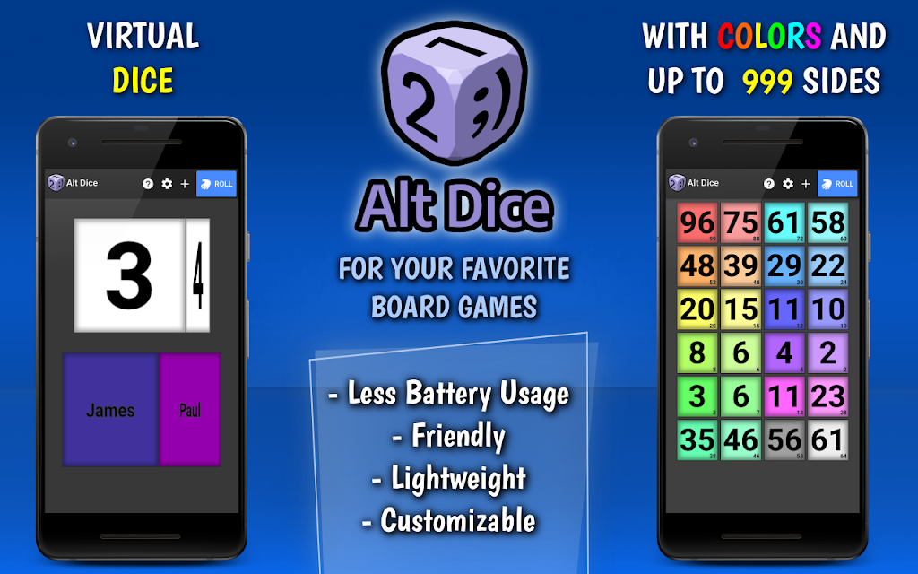 Dice Roller: Alt Dice Screenshot 1 