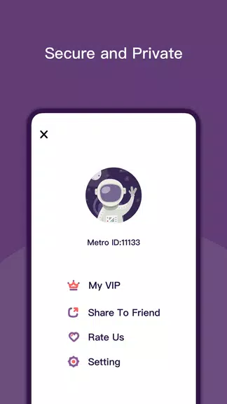 Metro VPN--Secure & Fast VPN Proxy Server Screenshot 3