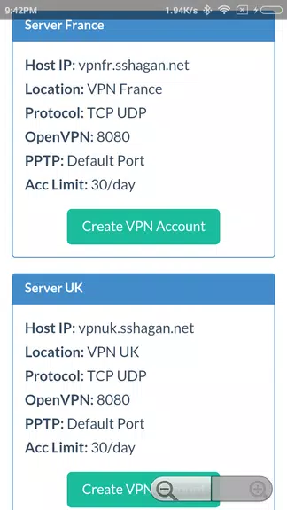 SSHAGAN: Free VPN Screenshot 3