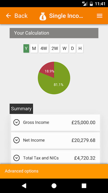 UK Tax Calculators Screenshot 4