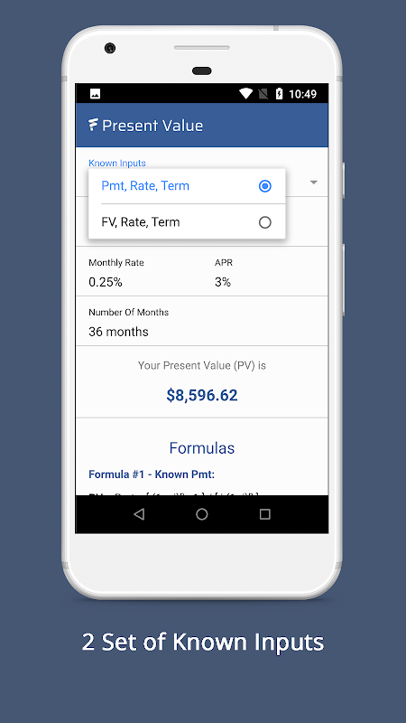 Present Value Calculator - PV Formula Screenshot 3