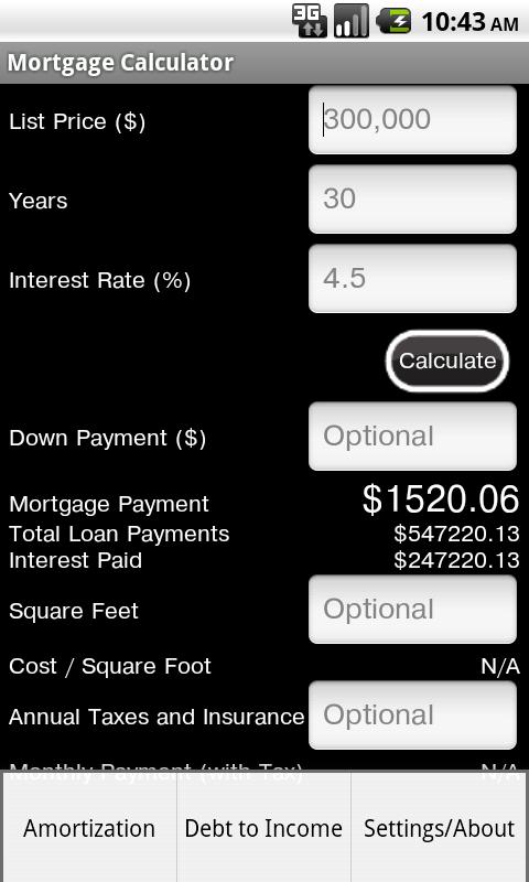 Mortgage Calculator Free Screenshot 2