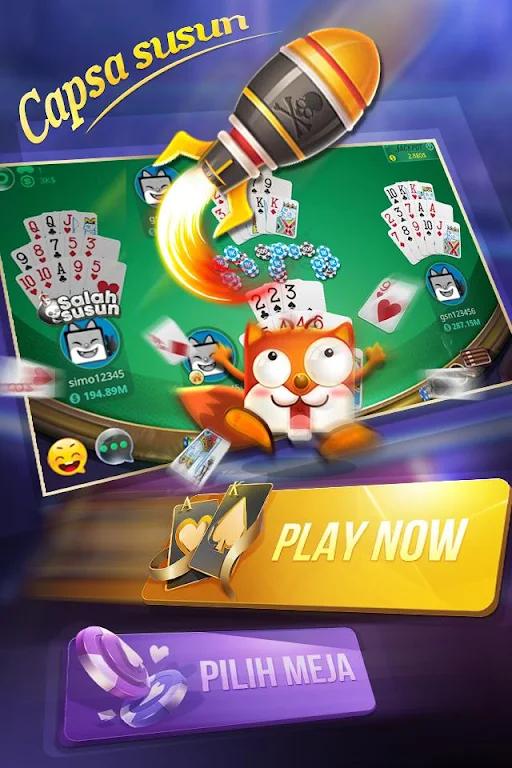 Capsa Susun - Dragon Capsa - Poker online Screenshot 2 