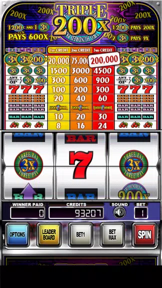 Triple 200x Pay Slot Machines Screenshot 2