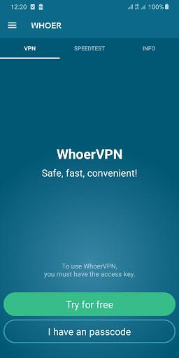 Whoer VPN - unlimited & free, Screenshot 1