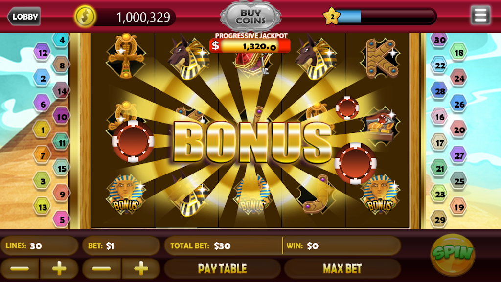 Pharaoh's Way of Fortune Slots Screenshot 3 