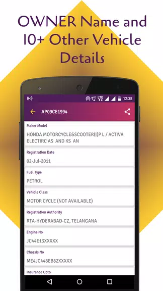 RTO Vehicle Info App & Challan Screenshot 2