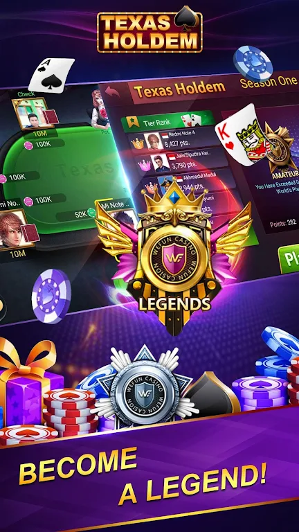 Online Texas Holdem Poker(koin gratis) Screenshot 4