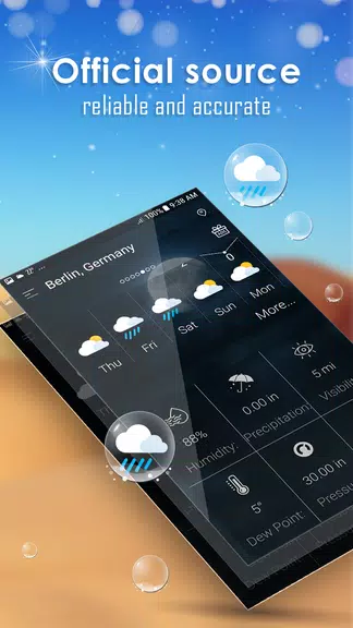 Daily weather forecast Screenshot 2