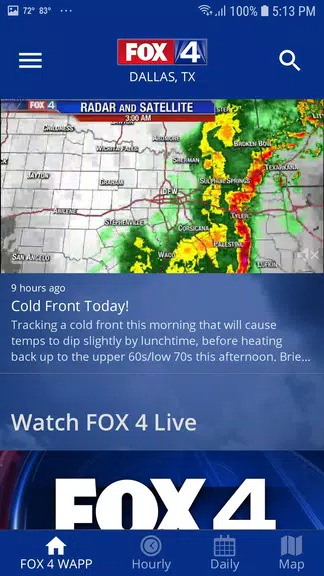 FOX 4 Dallas-Fort Worth: Weath Screenshot 1