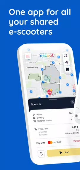 eScoot | e-scooters near you Screenshot 1 