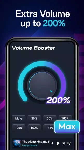 Volume Booster - Equalizer Screenshot 2