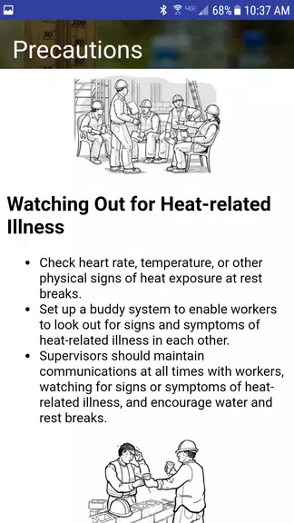 OSHA NIOSH Heat Safety Tool Screenshot 3 