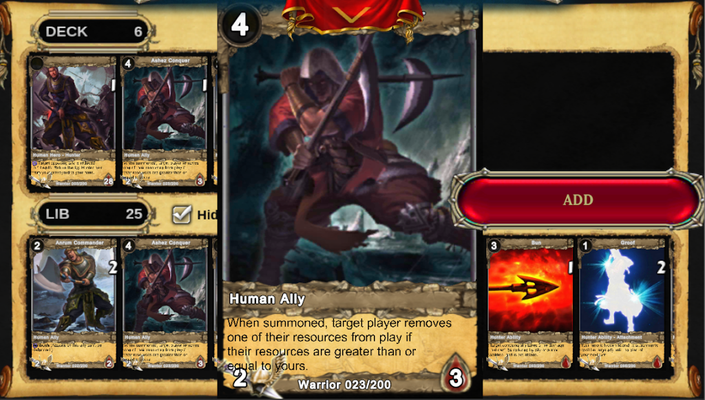 Warriors of Chaos - Card Game Screenshot 2 