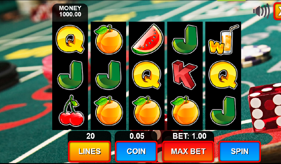 Fruit Summer Slots Machine Screenshot 1 