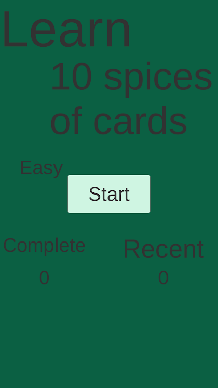 Learn10cardsEasy Screenshot 1