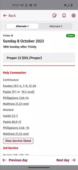 Lectionary: From the CofE Screenshot 3