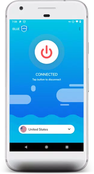 Blue VPN - Free and Fast Proxy - VPN Screenshot 2