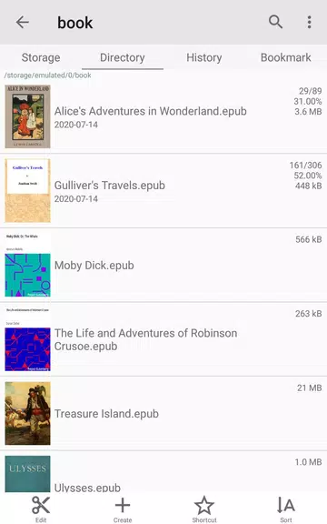 TextClip - TXT,EPUB,PDF Viewer Screenshot 1