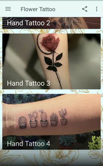 Flower Tattoo Screenshot 1 