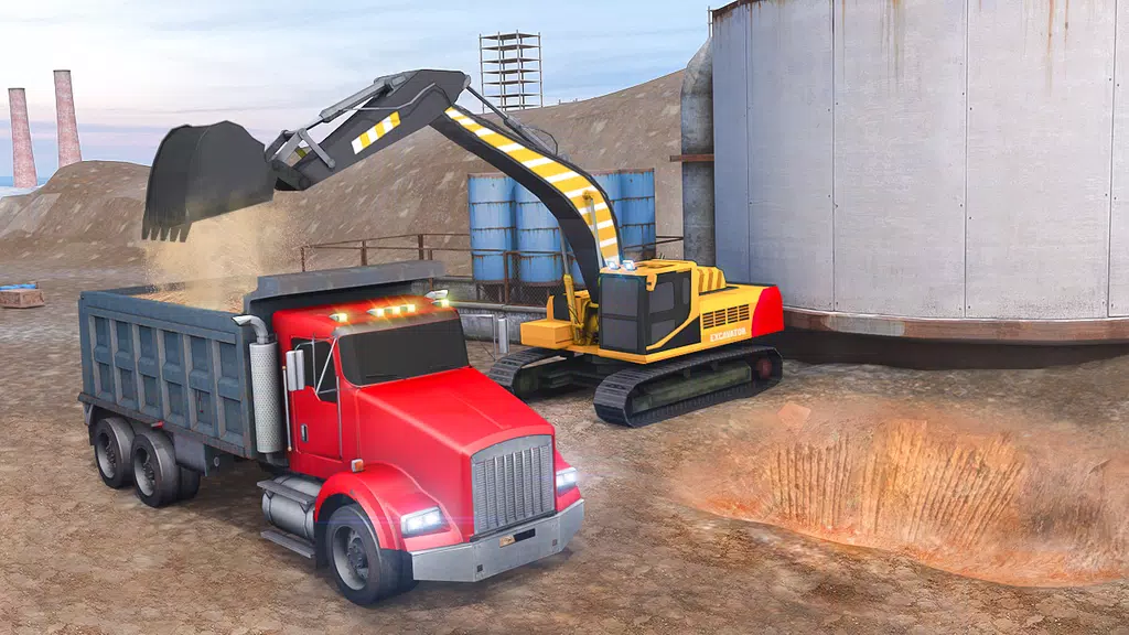 Excavator Crane Driving Sim Screenshot 2 