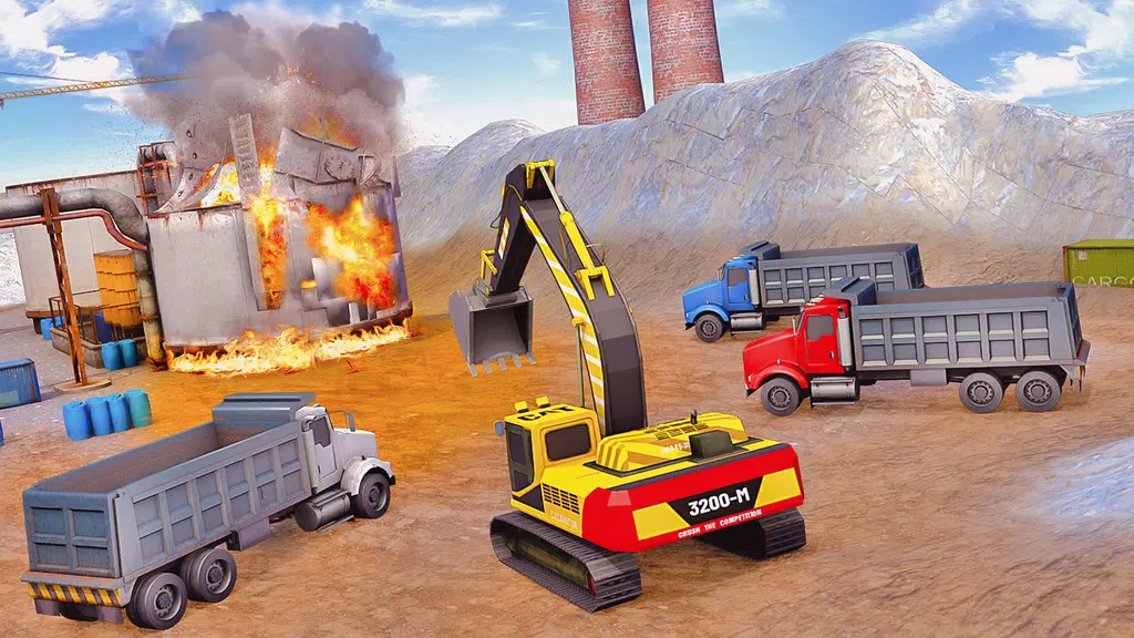 Excavator Crane Driving Sim Screenshot 1 