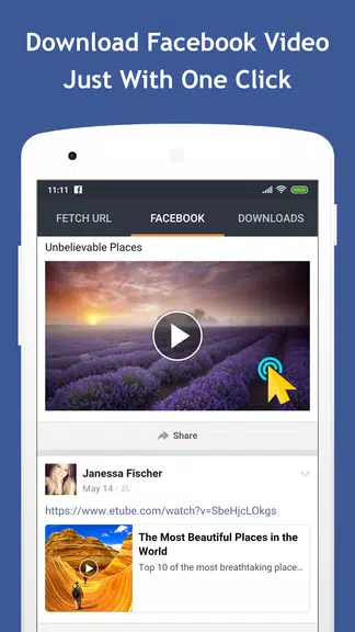 FB Video Downloader Lite + HD Videos & No Login Screenshot 3