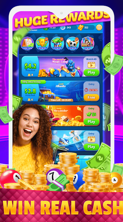 Bingo Blackout Master win cash Screenshot 2 