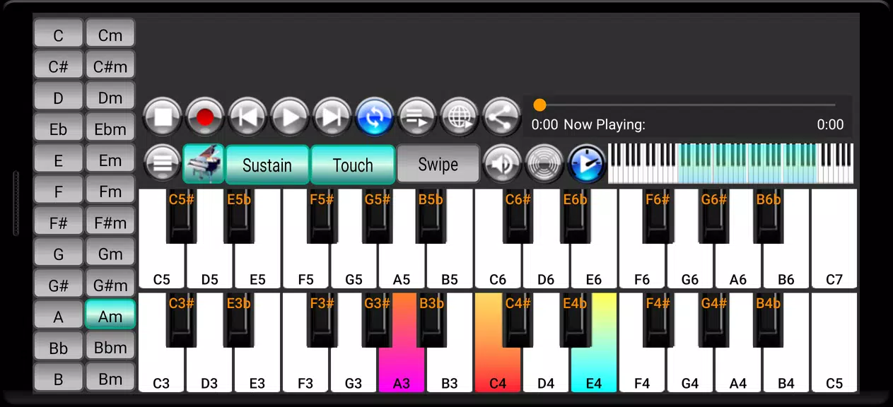 Strings and Piano Keyboard Screenshot 3