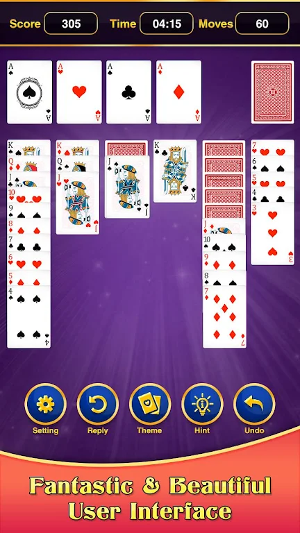 Solitaire Classy Gold Screenshot 3 