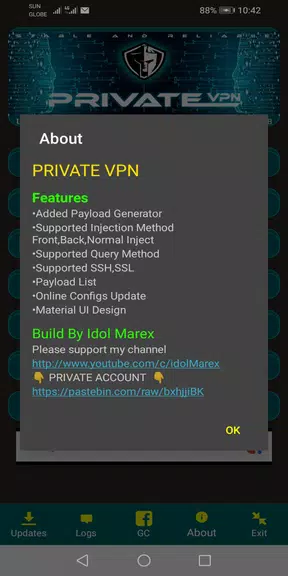 PRIVATE VPN -Fast & Stable Servers Screenshot 1