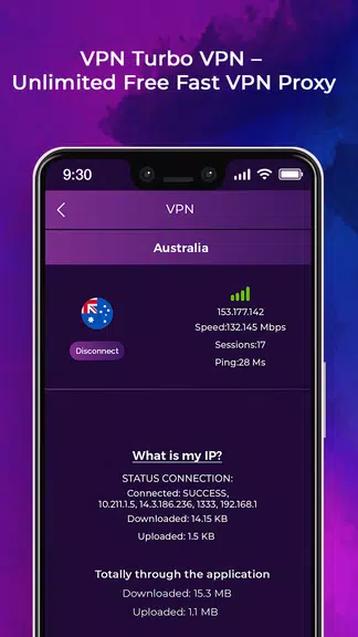 VPN Turbo VPN – Unlimited Free Fast VPN Proxy Screenshot 3