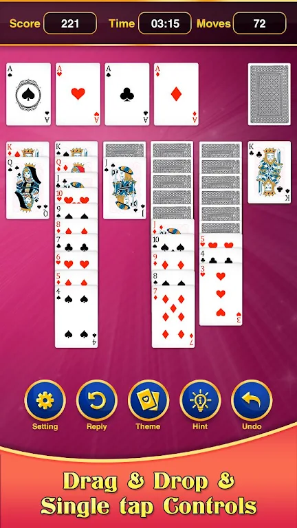 Solitaire Classy Gold Screenshot 4 