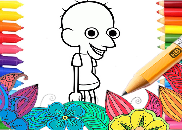 Clarence coloring game Screenshot 2 