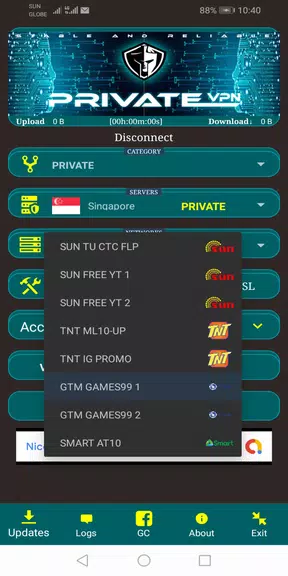 PRIVATE VPN -Fast & Stable Servers Screenshot 3