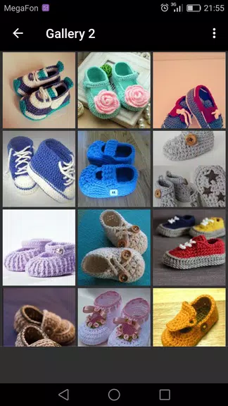 Crochet Infant Shoes Screenshot 2 